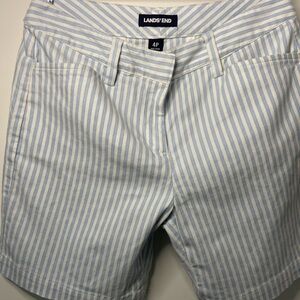 Lands End Cotton Twill Shorts Size 4P